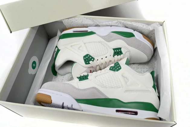 Retro DR5415-103 SB Pine Jordan 4 Green 0730